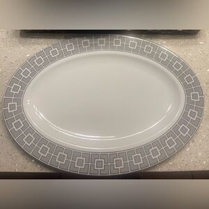 Jonathan Adler Serving Plate Grey